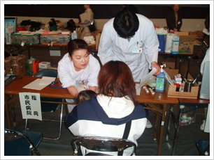 医療支援活動の写真