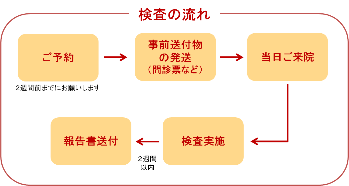 検査の流れ図